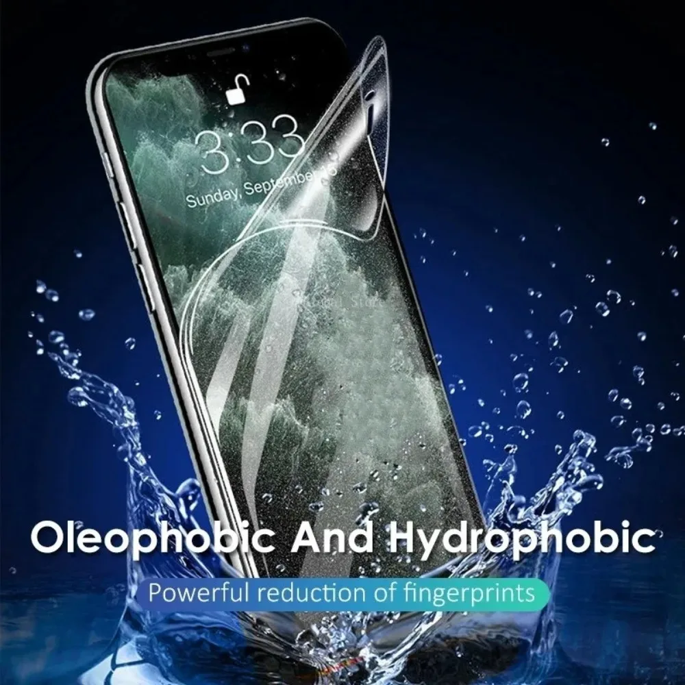 3Pcs Hydrogel Film for iPhone 11 14 Pro Max 12 Mini 7 8 Plus Screen Protector for IPhone 13 Pro X XR XS MAX