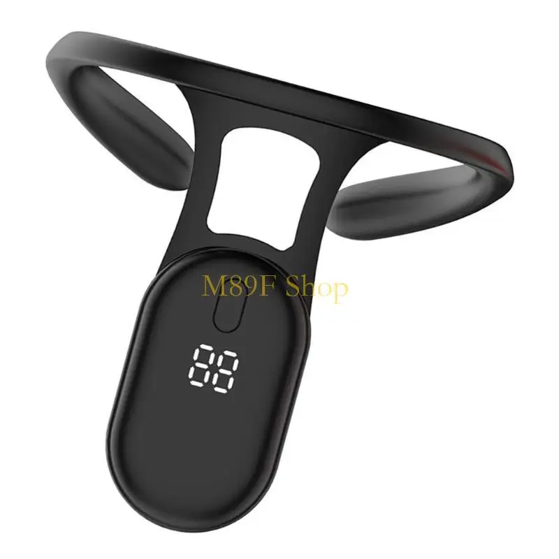 M89F Smarts Корректор осанки предотвращает горбун Интеллектуальный тренажер для осанки с ЖК-дисплеем Выпрямитель для спины для и