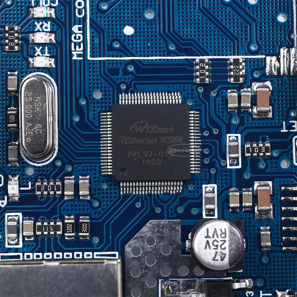 درع إيثرنت شيلد W5100 R3 UNO Mega 2560 1280 328 UNR R3 W5100 لوحة التطوير