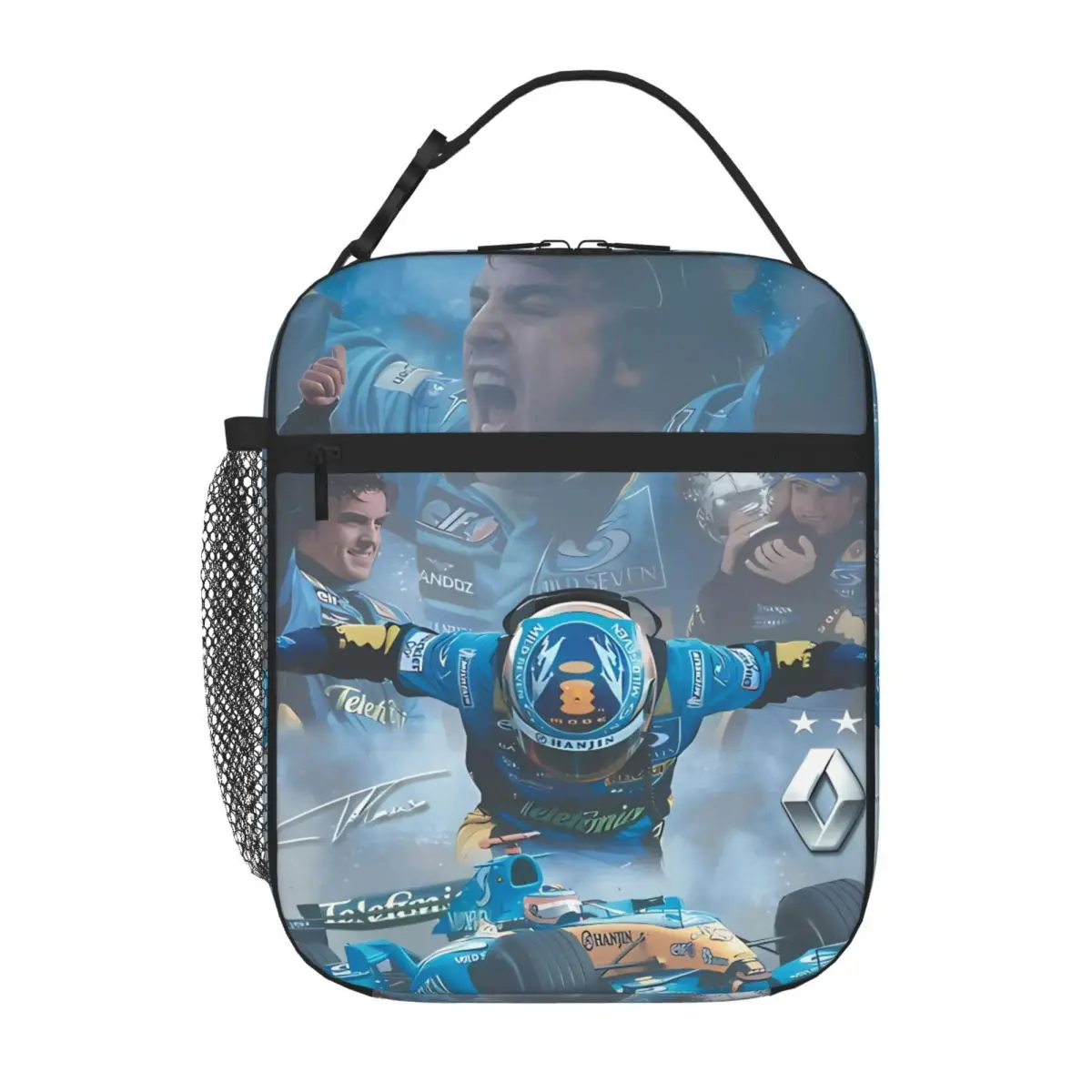 Hot Sale FERNANDO ALONSO 2005 & 2006 POSTER Slim Fit Lunch Handbag Business Commute Thermal Food Carrier