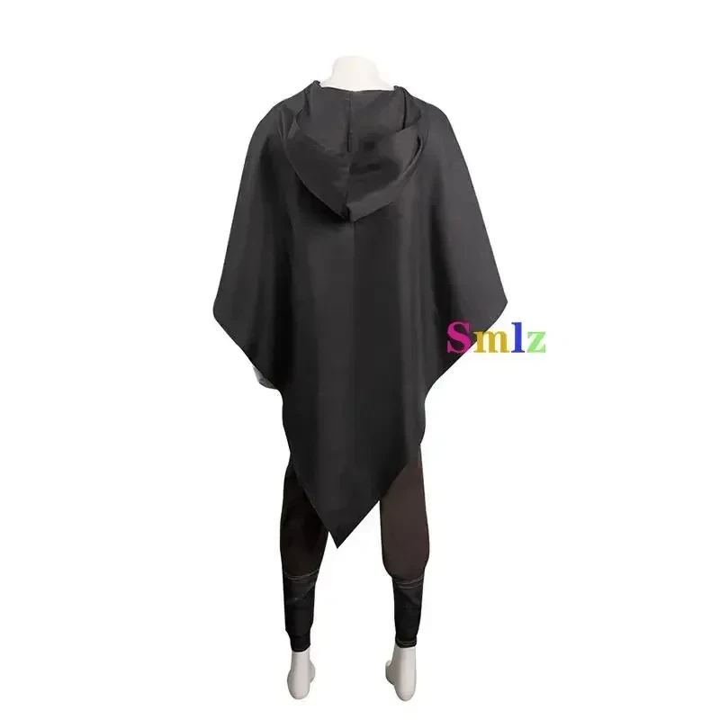

♥Halloween Cosplay Costume TV Puss in Boots Death Wolf Outfit Black Hoodie Cloak Pants Carnival Par New 2026 Surprise Clothing
