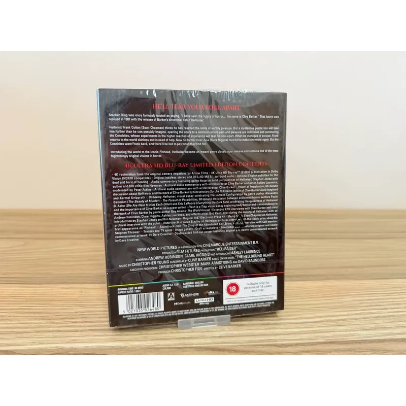 British Version Arrow 4K Blu Ray Raising Ghosts and Eating People