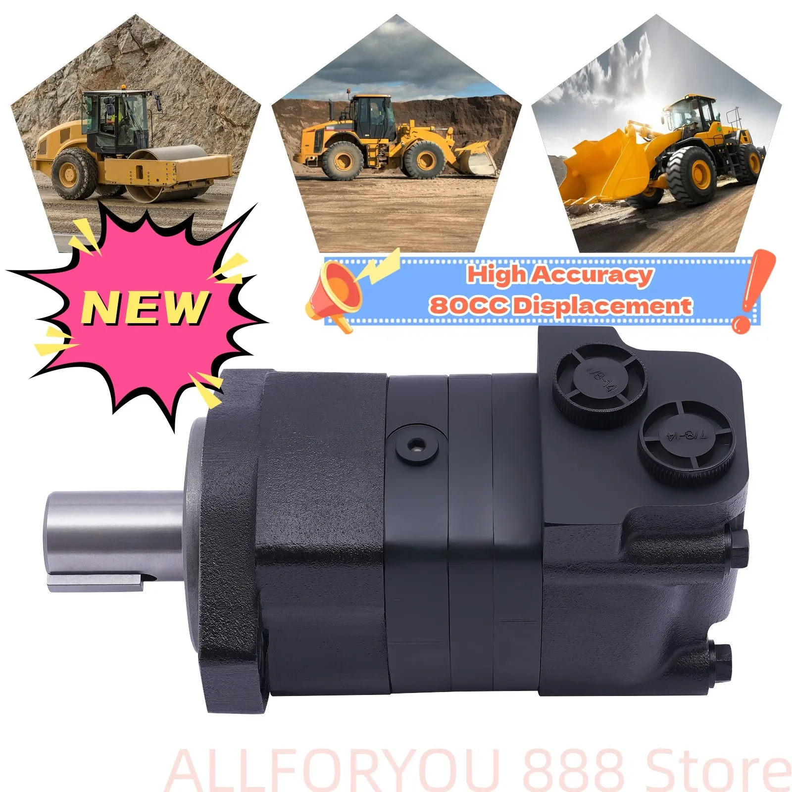 

80CC Hydraulic Motor 104-1022-006 High Accuracy Mechanical Equipment For Eaton Char-Lynn 2000 Series