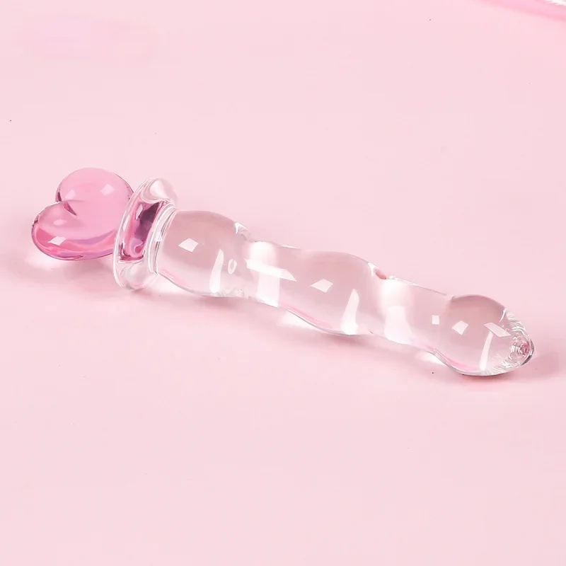 Magic Wand Crystal Penis Super Huge Big Dildo Sex Toys for Woman Sex Products Female Masturbation Glass Dildo Goods for Adults