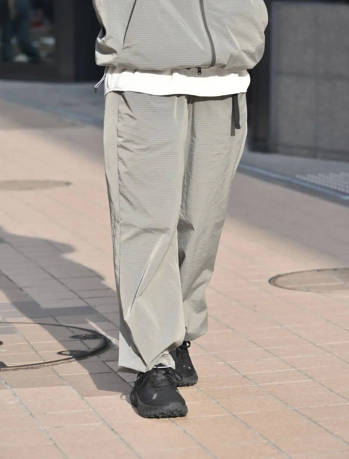 Goldwin Outdoor Function Lightweight Anti-tear Quick-drying Anti-splashing Loose Straight Belt Trousers