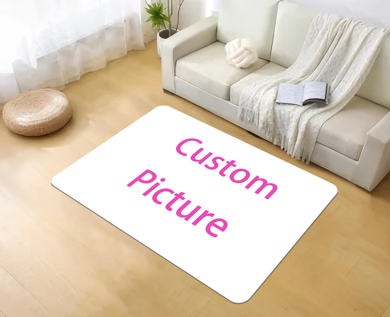 Custom Carpet Rug Printed Rectangle Area Rugs for Adult Yoga Mats Living Room Decorative Dropshipping Personalized Doormat