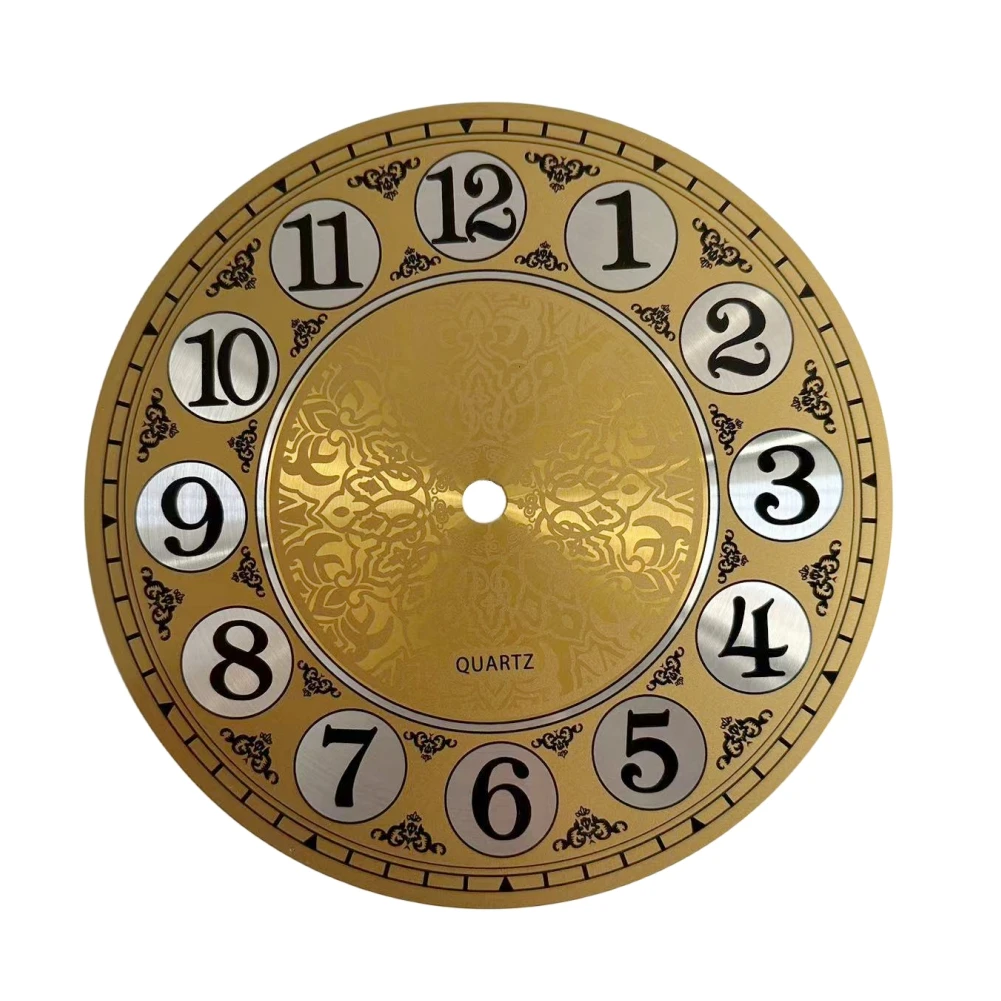 7 In Diameters 180mm DIY Quartz Wall Clock Dial Face Metal Design DIY Table Wall Clocks Vintage Metal Wall Clock Dial Face