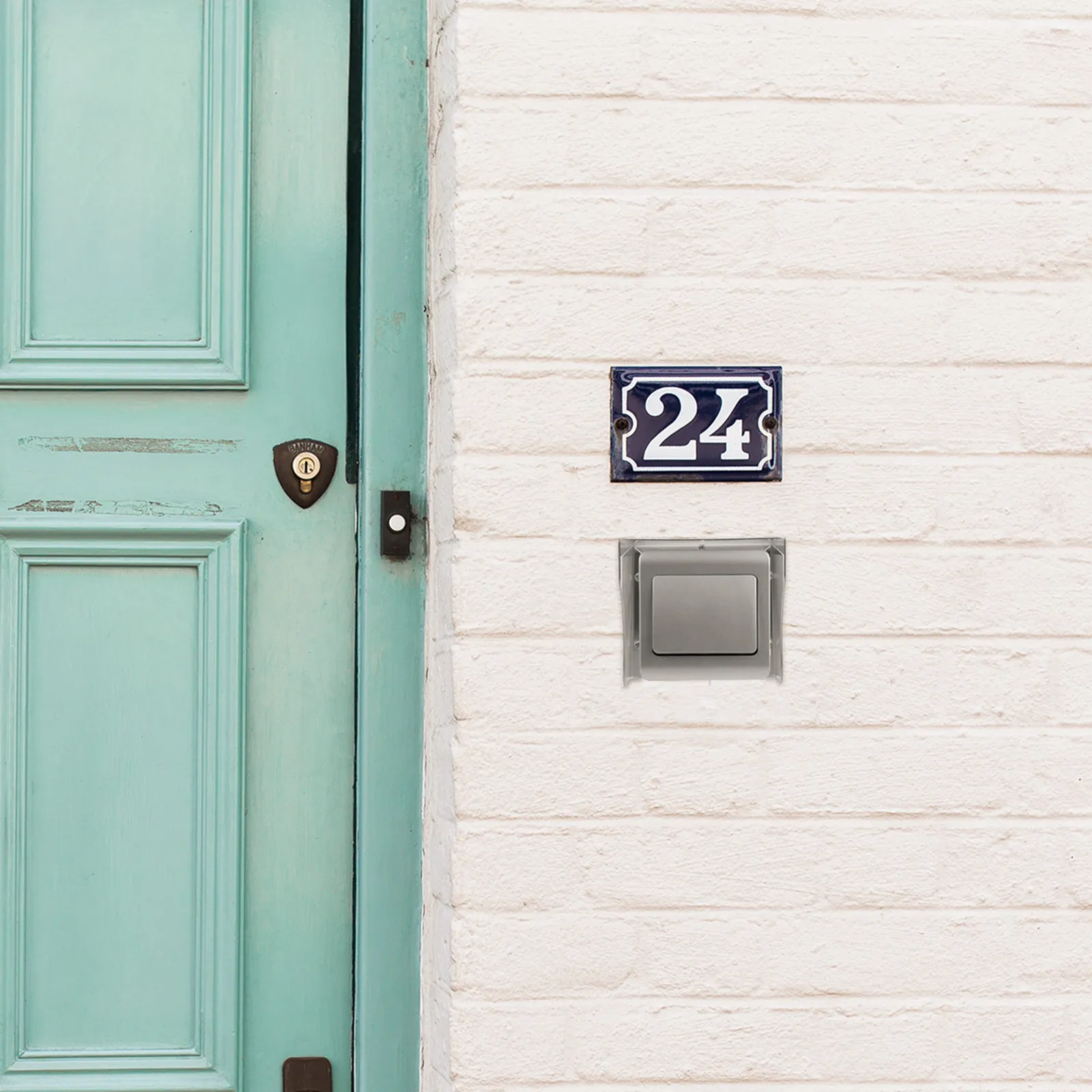 

Корпус для дверного звонка из нержавеющей стали, водонепроницаемый, защитный, 125 мм, для наружного использования, для беспроводного дверного звонка с контролем доступа