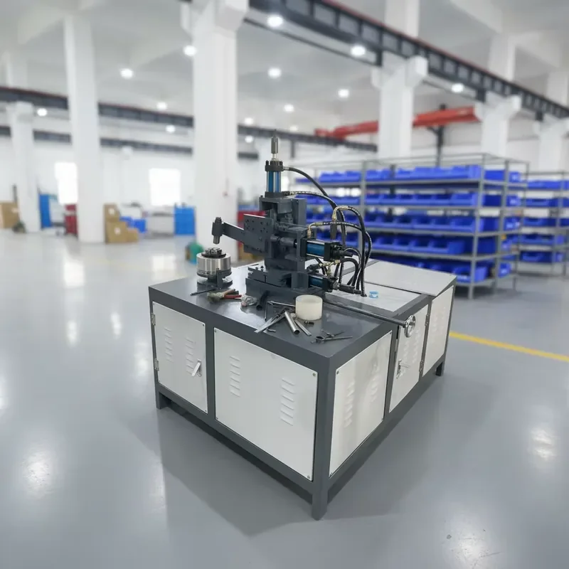 CE Certification Hydraulic Pipe Edge Forming Machine Easy Mold Replacement Metal Tube Flanging Equipment