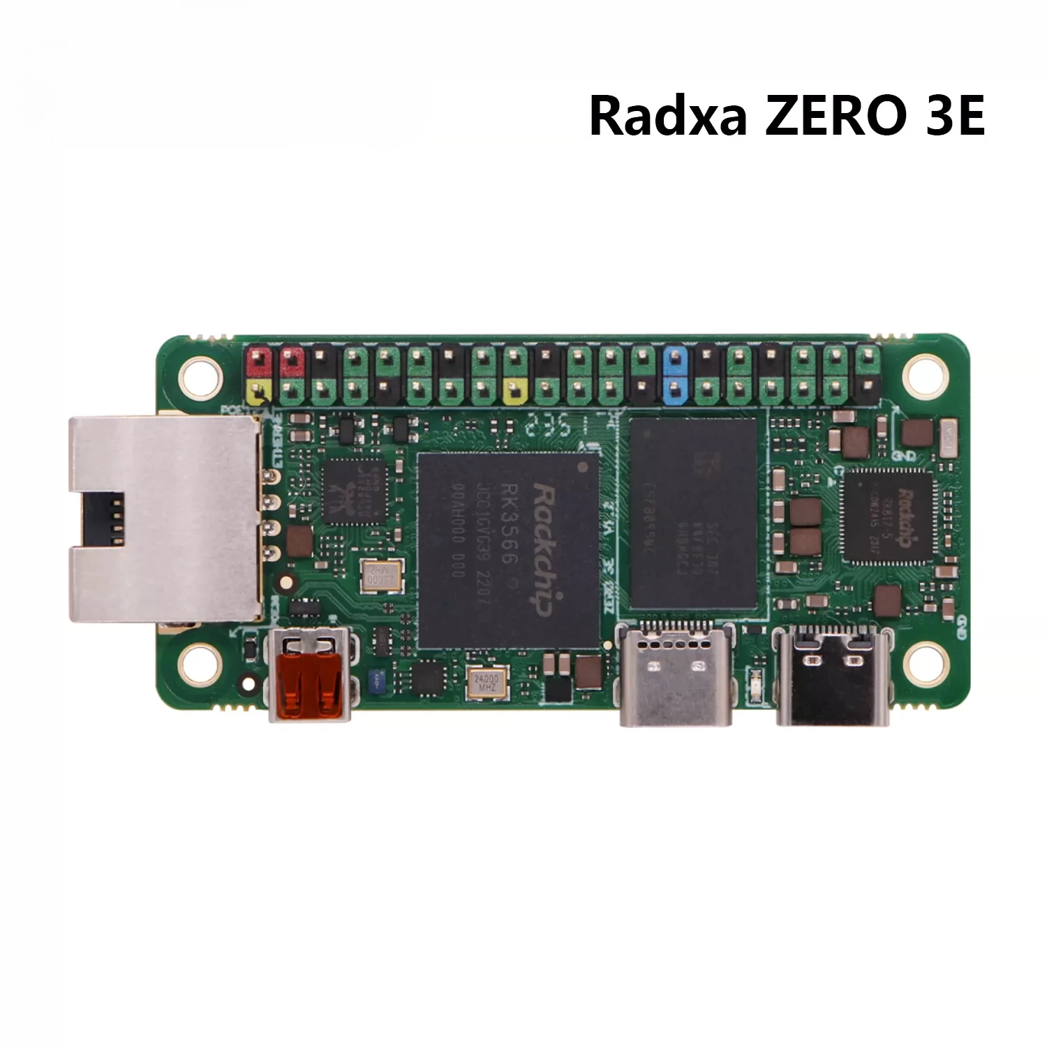 Development Board ZERO 3E with RK3566 4-core CPU, Single-board Computer Motherboard, Supporting GPU