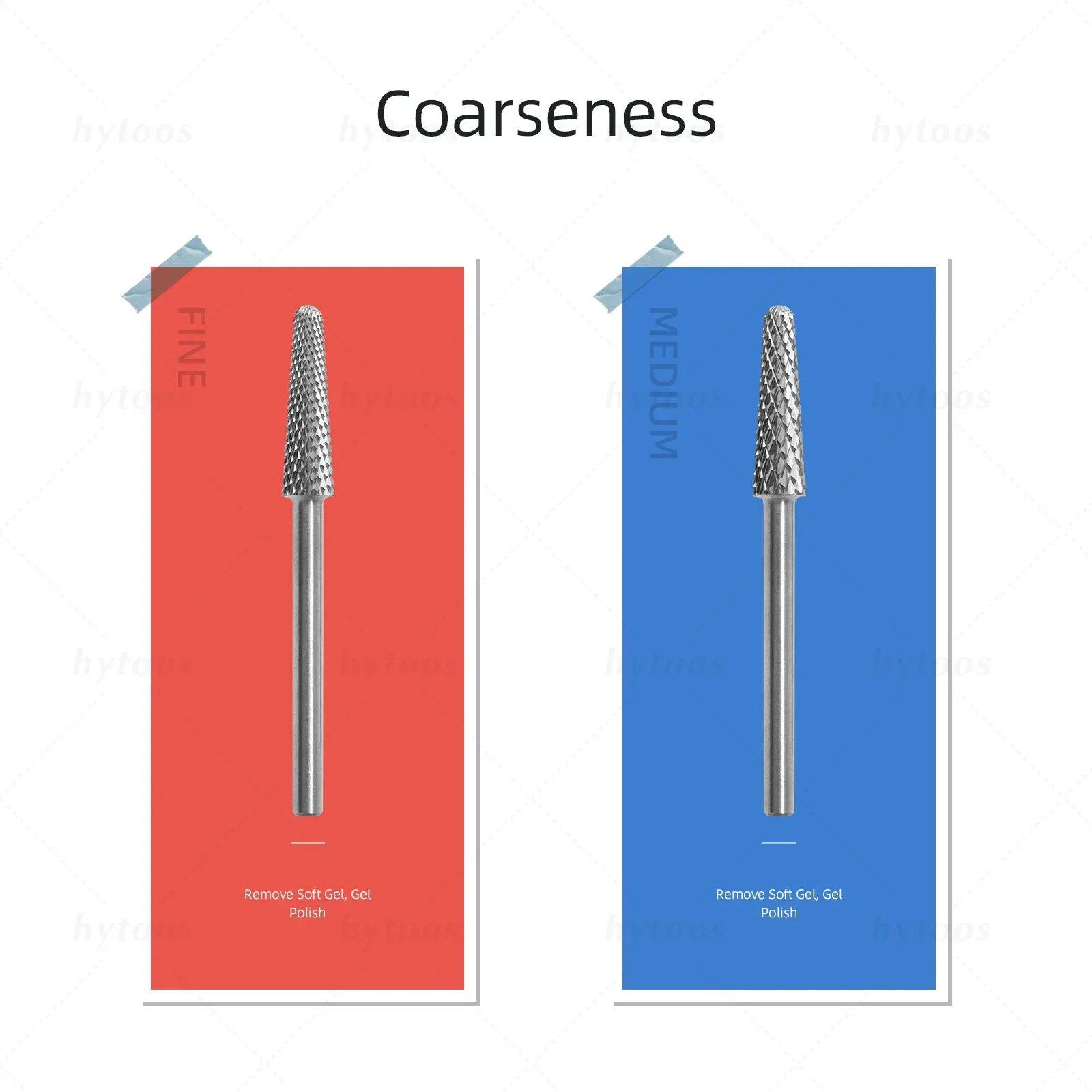 Hytoos-ネイルドリル,プロのキューティクルクリーニング,ソフトジェル除去ツール,電気ファイル,マニキュアアクセサリー