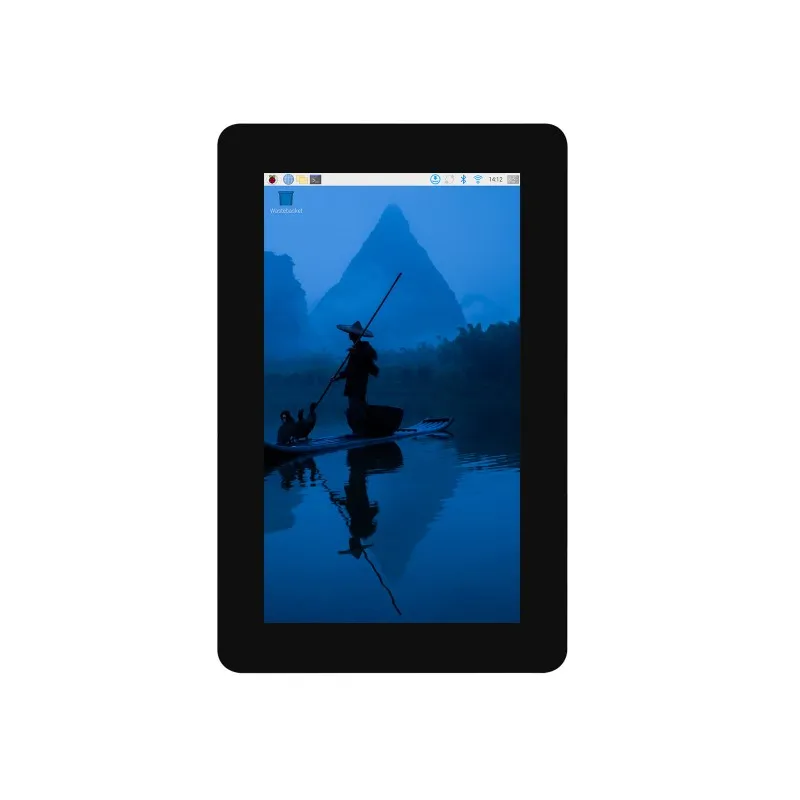 7inch DSI Capacitive Touch Display, 720×1280 Pixels, IPS Panel, Optical Bonding Toughened Glass Panel, 10-Point Touch, Anti-Fing