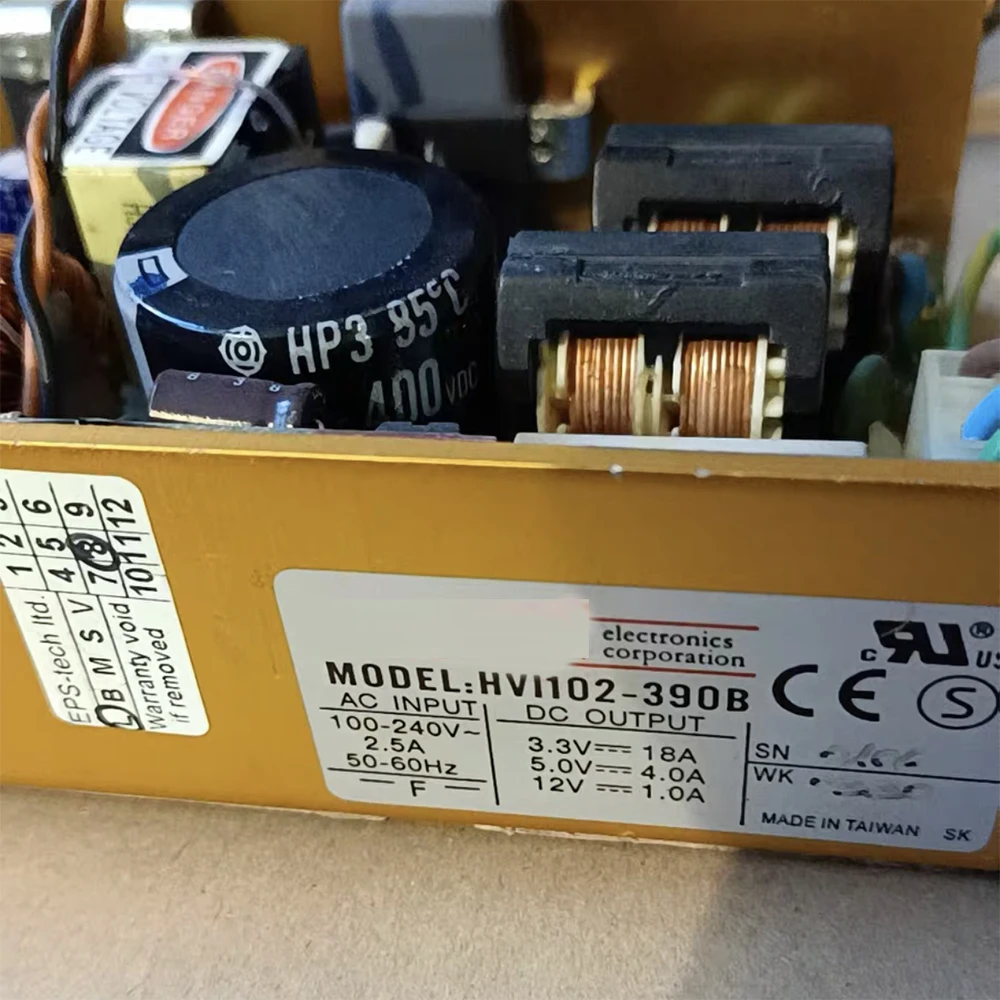 HVI102-390B Industrial Power Supply 3.3V 18A 5.0V 4.0A 12V 1.0A