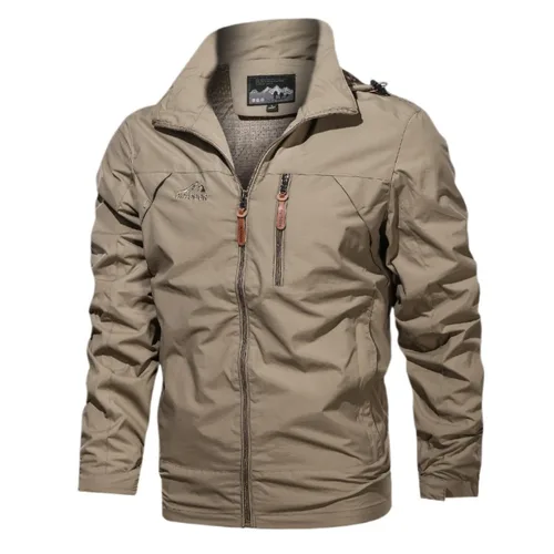 Chaqueta táctica cortavientos para hombre, abrigo impermeable con capucha para exteriores, deportes, campo militar, escalada, prendas de vestir finas, abrigo de calle