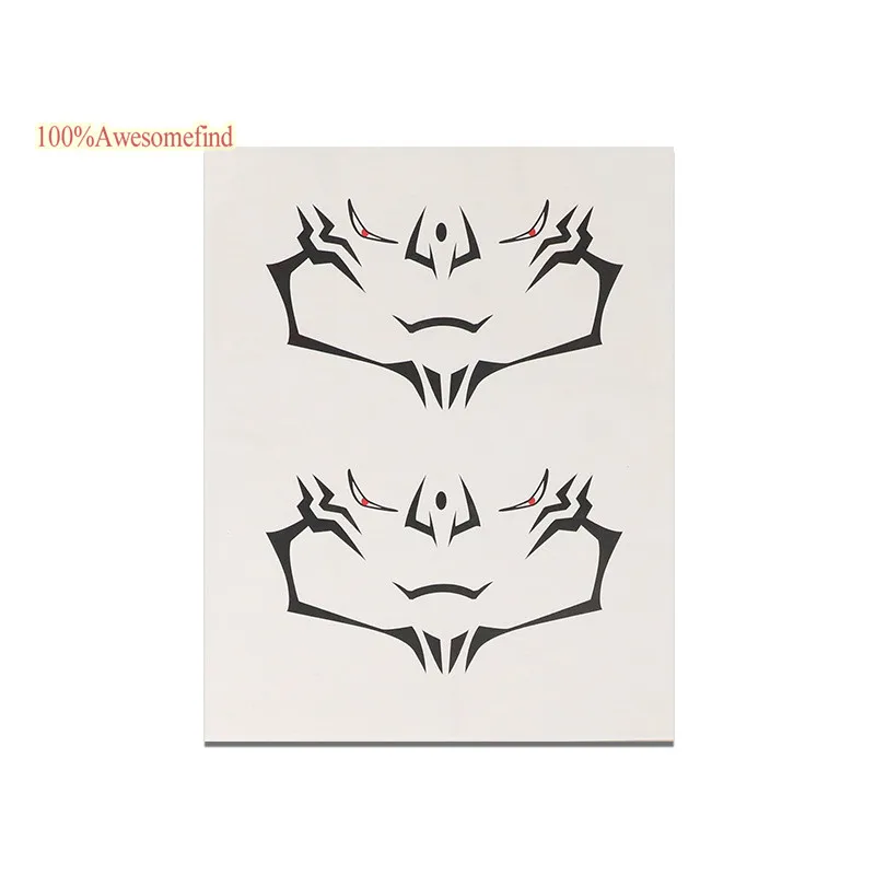 Anime Jujutsu Kaisen Halloween Party Men Cosplay Temporary Tattoo Stickers Itadori Yuji Geto Suguru Inumaki Toge Ryomen Sukuna