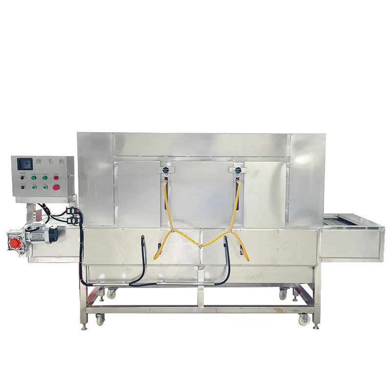 

Spray fire shave machine, pig skin shave treatment equipment, pig trotters shave,
