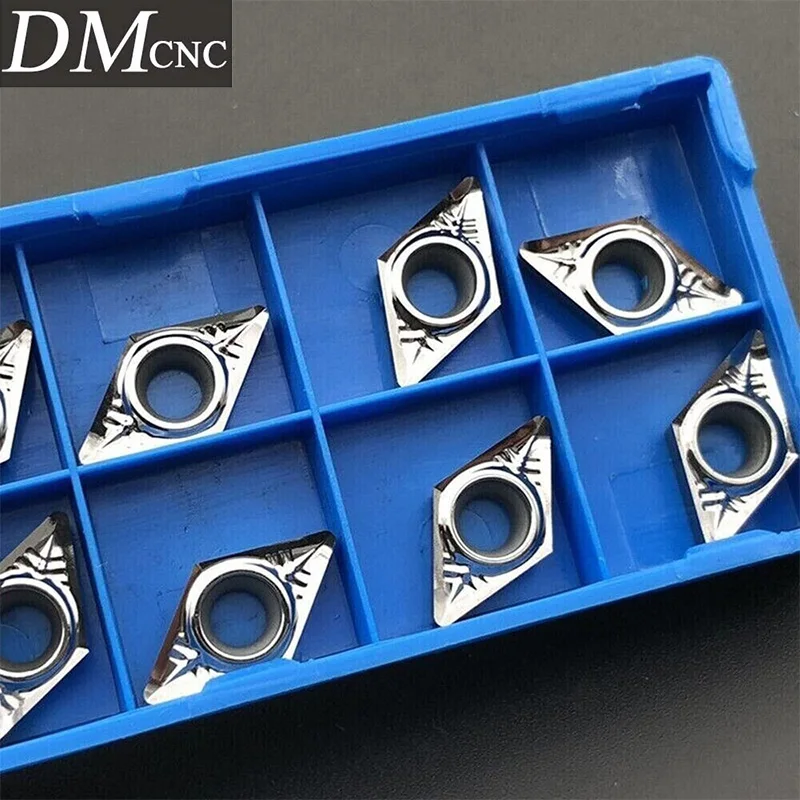 

10/20 шт. твердосплавная вставка DCGT для токарного инструмента с ЧПУ из алюминиевого сплава, резак для тонкой отделки