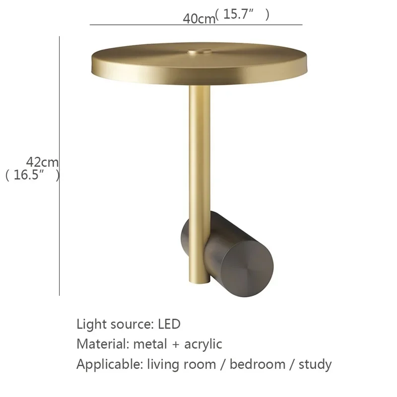 SEAN Contemporary Nordic Creative Gold Table Lamp LED Desk Lighting for Home Bedroom Decoration