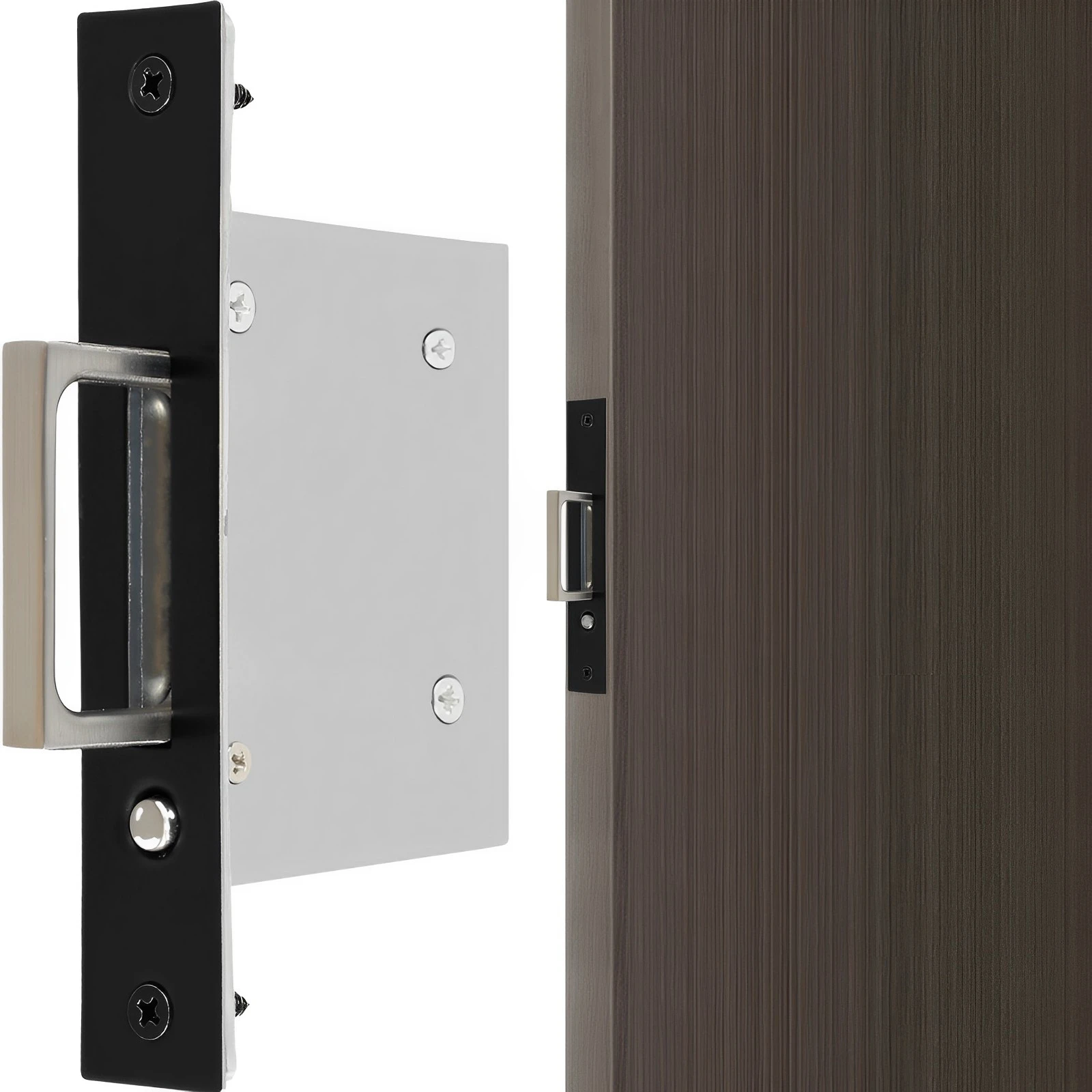 

Pocket Door Edge Pull Push Automatic Bounce Switch Hidden Sliding Door Pull Handles Hardware Pockets Hidden On The Side Pop-up