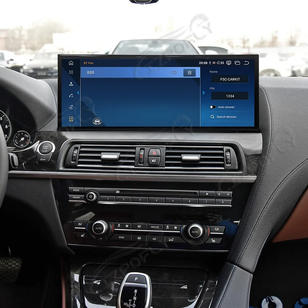 15.8 Inch Android 13 CarPlay Car Radio For BMW 6 Series F06 F12 2013-2017 Touch Screen Multimedia Player GPS Navigation 4G WIFI