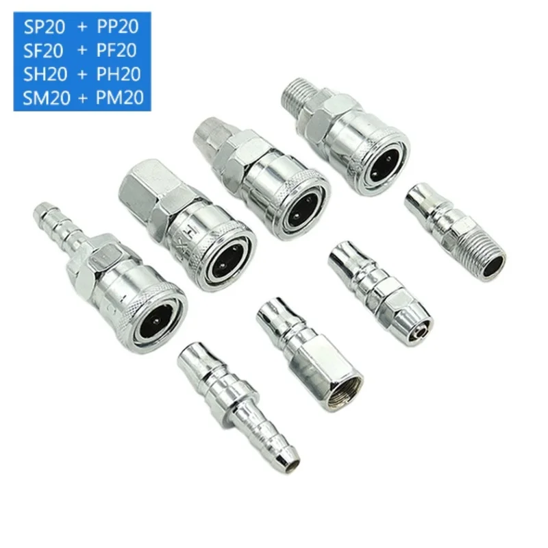 SH PH SP PP SM PM SF Pneumatic Connector Rapidities for Air Hose Fittings Coupling Compressor Accessories Quick Release Fitting