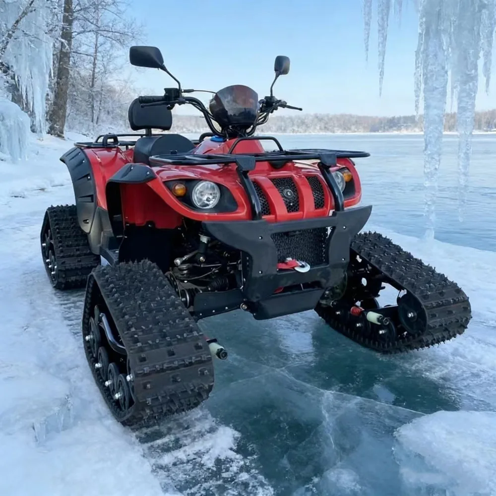 

500CC 4 Stroke Full Track Snowmobile, 2 Seater Electric Start, For Deep Snow Mountain Rescue Entertainment