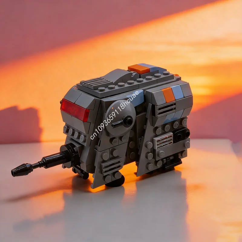 

201 деталей MOC Interceptor INT 4 Star Battle — конструктор, модель для сборки, игрушка DIY, креативный подарок на Рождество, развивающая игрушка