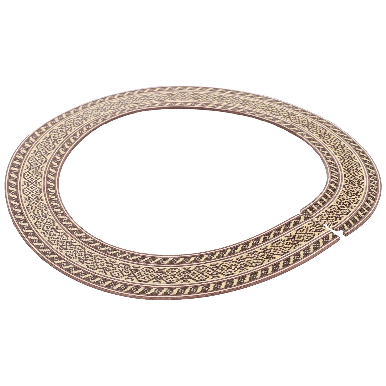 

Guitar Mouth Inlay Sticker Sound Hole Rosette Ring Decal Stickers Solid Wood Veneer Decals Abalone