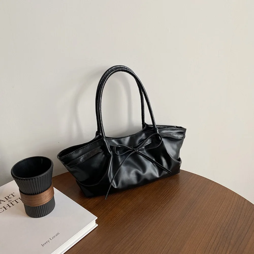 New Designer Bowknot Bucket Bag Multi-color Pu Leather Bow Cross Body Bag Casual Gentle Women's Tote Bag Ladies
