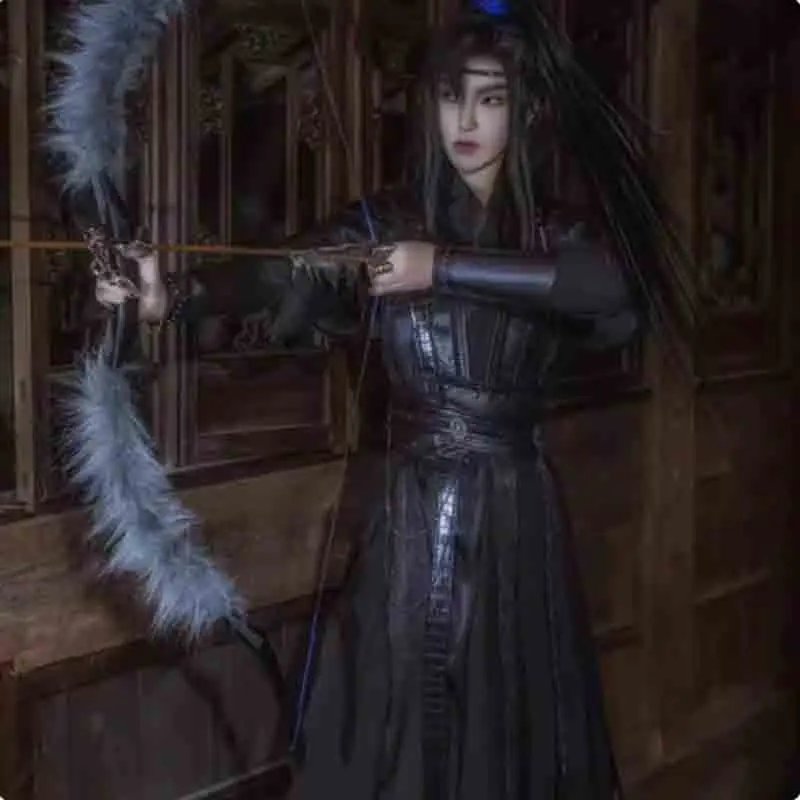 

Аниме Mo Ran Косплей He Xuan Косплей Костюм Tian Guan Ci Fu Chang Geng Mo Ran Костюм Черный Hanfu Женщины Мужчины Mo Dao Zu Shi