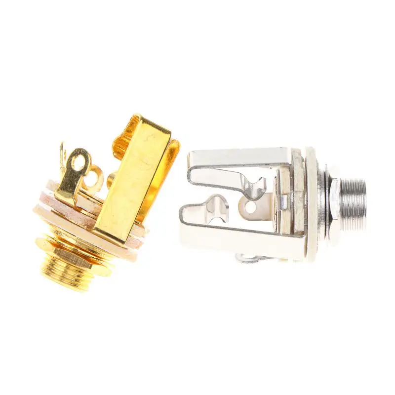 6.35mm Electric Guitar Jacks 3 Pole 1/4