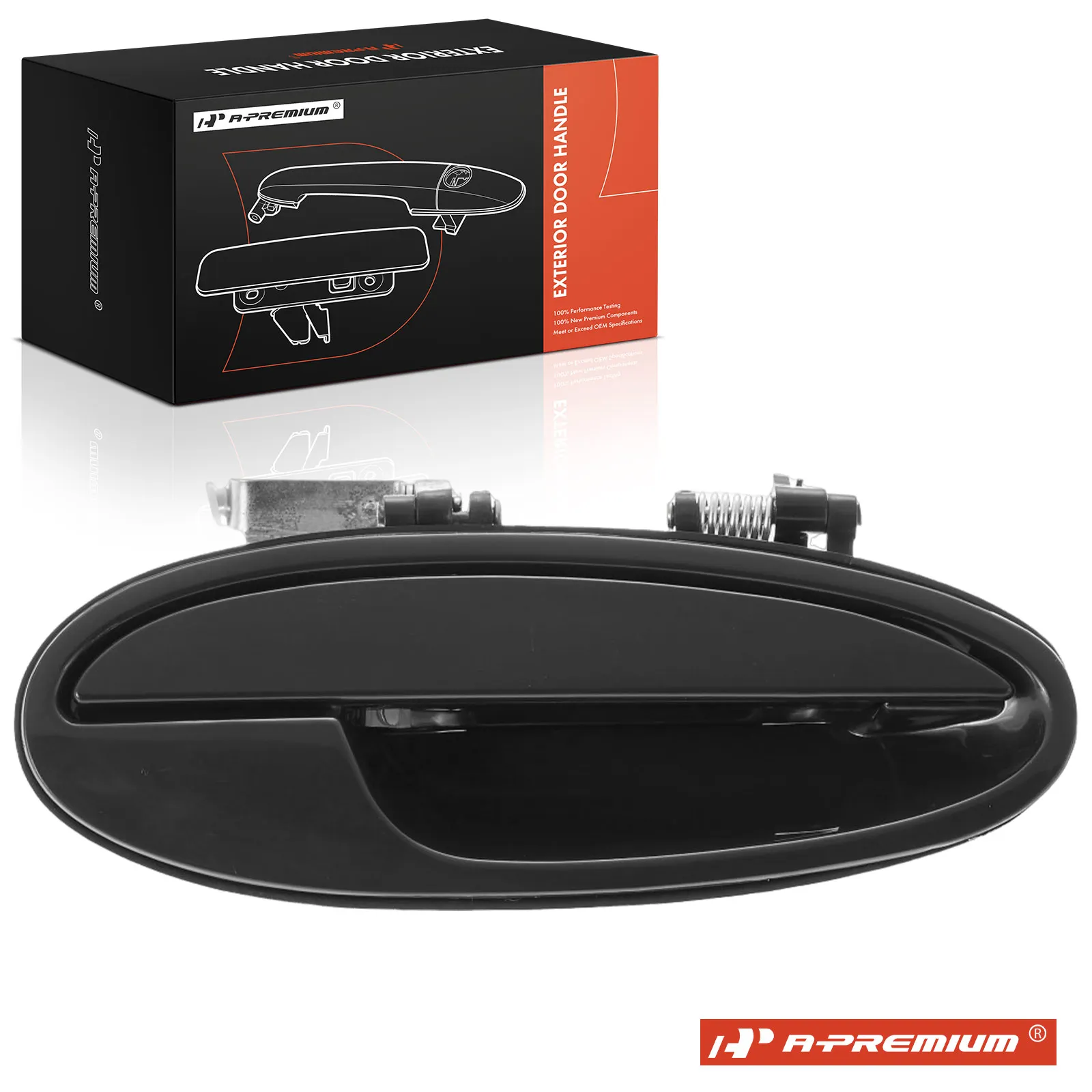 A-Premium Front Passenger Side Exterior Door Handle for Buick LeSabre 2002-2005 Oldsmobile Aurora 2002-2003 Pontiac Bonneville