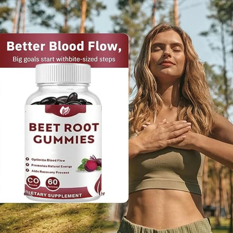 Beetroot Gummies - Aerobic Beetroot Gummies with Nitric Oxide Gummies Are Rich in Health Benefits From Beetroot.