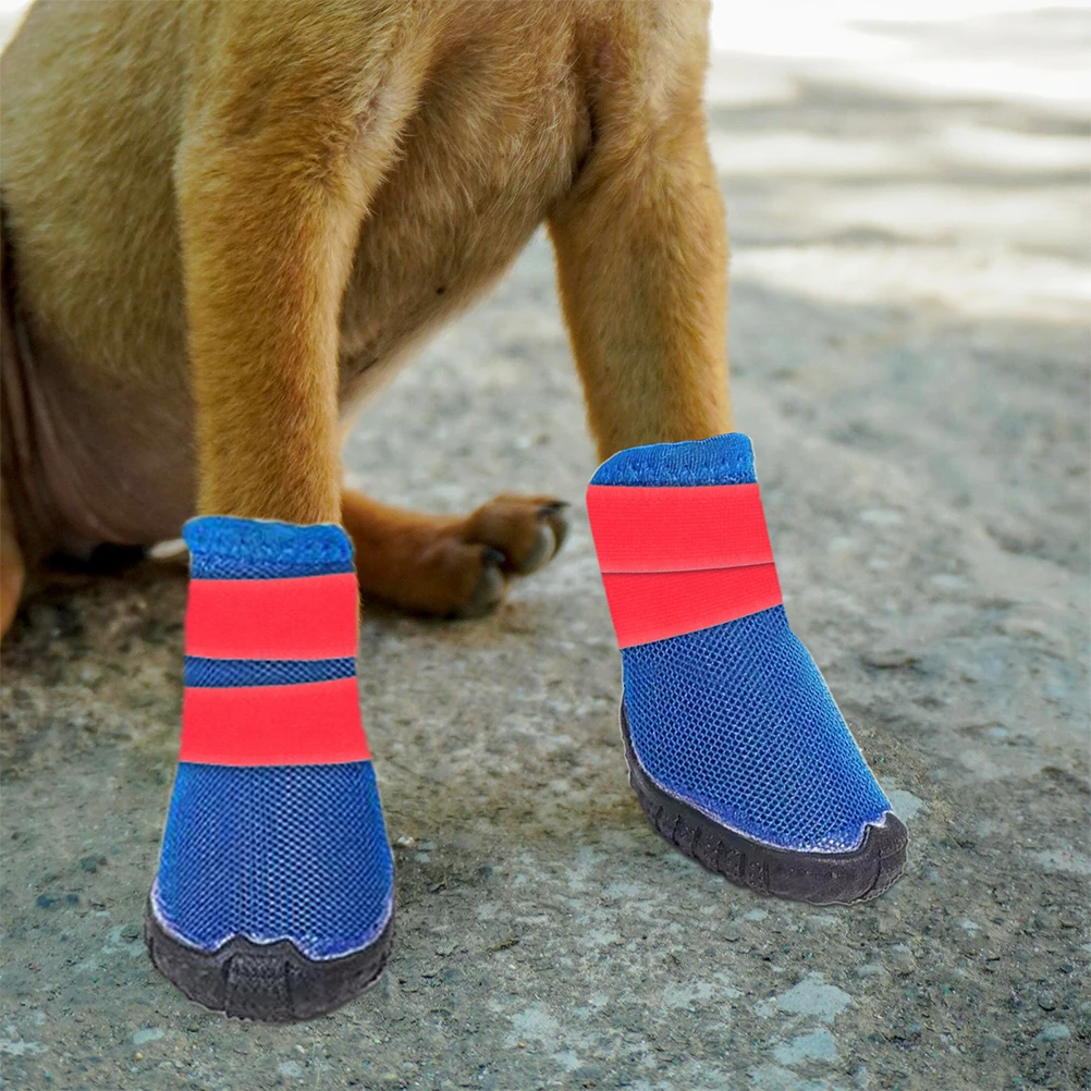 

20 Pcs Pet Rain Boots Strap Adjustable Dog Shoe Fasteners Antislip Design Safety Enhancement Reusable Materials Pet Footwear