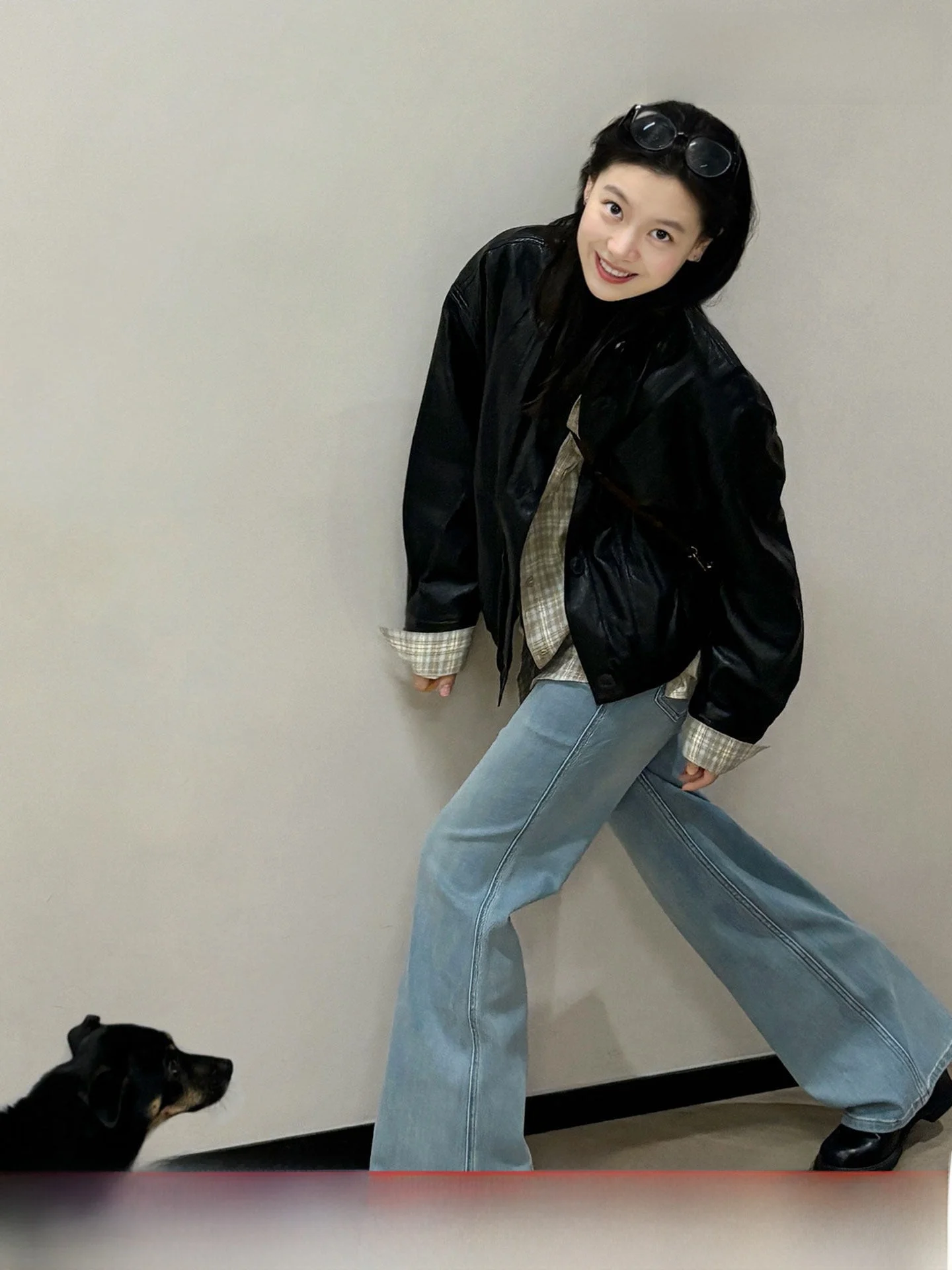 Retro Motorcycle Leather Jacket Slim Fit Cool Autumn Women's Streetwear Stand Collar Matte Soft PU Coat Long Sleeve No Fur