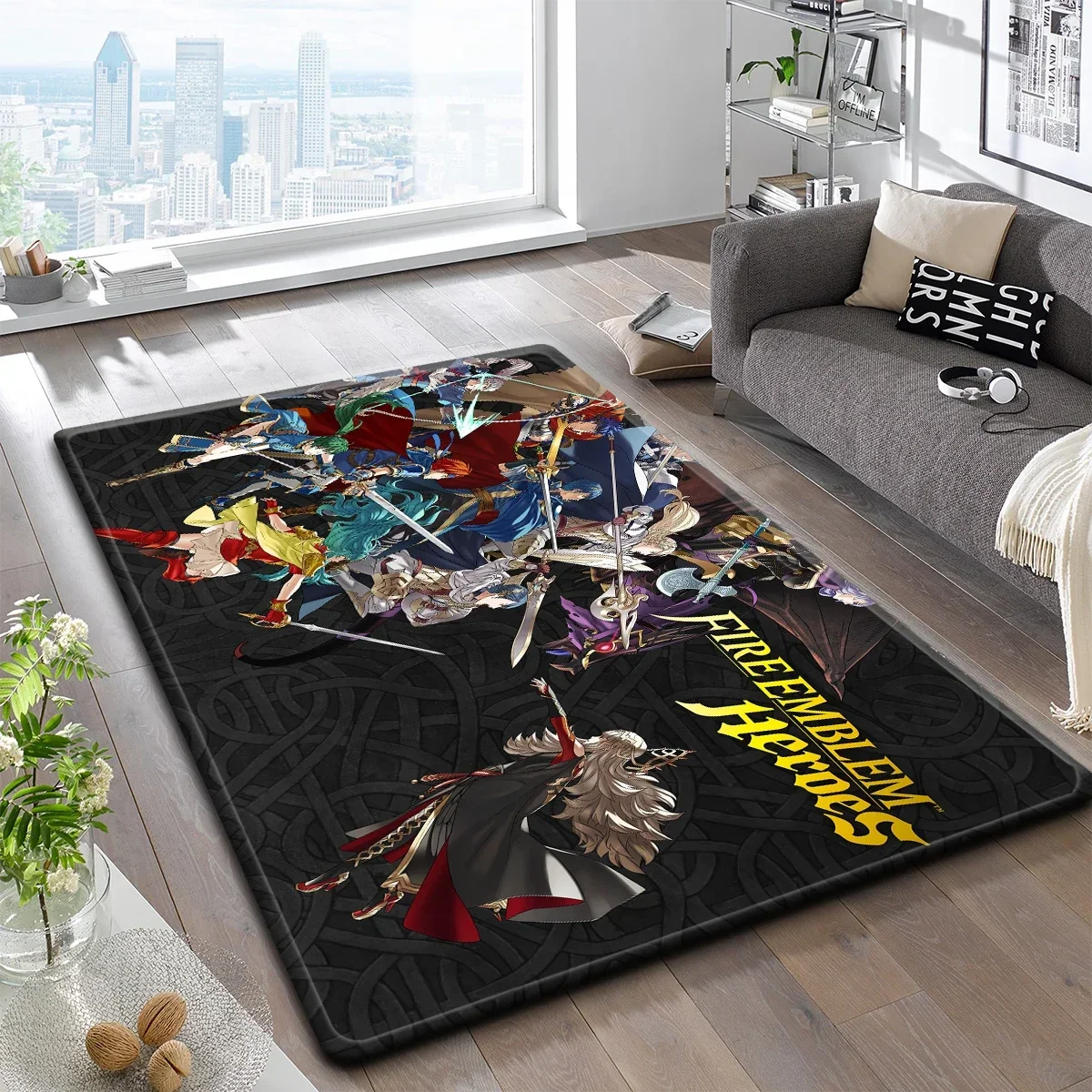 Game Fire Emblem Fantasy Carpet Kitchen MatEntrance Doormat Bedroom Floor Decoration Living Room Carpet Bathroom Anti-slip Rug