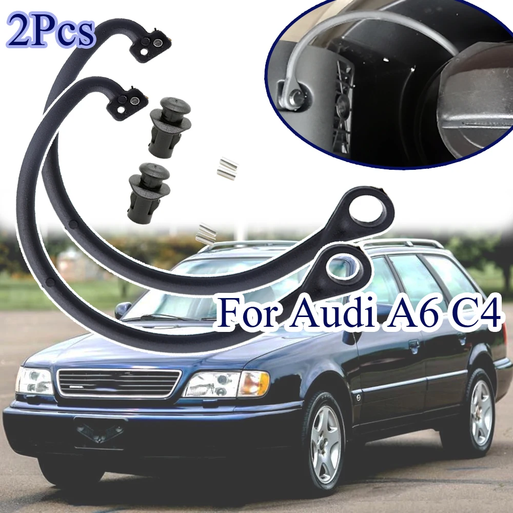 2Pc Fuel Oil Tank Inner Cover Plug For Audi A6 C4 1997 Petrol Diesel Cap Lid Gas Filler Support Retaining Strap Cord Rope Tether