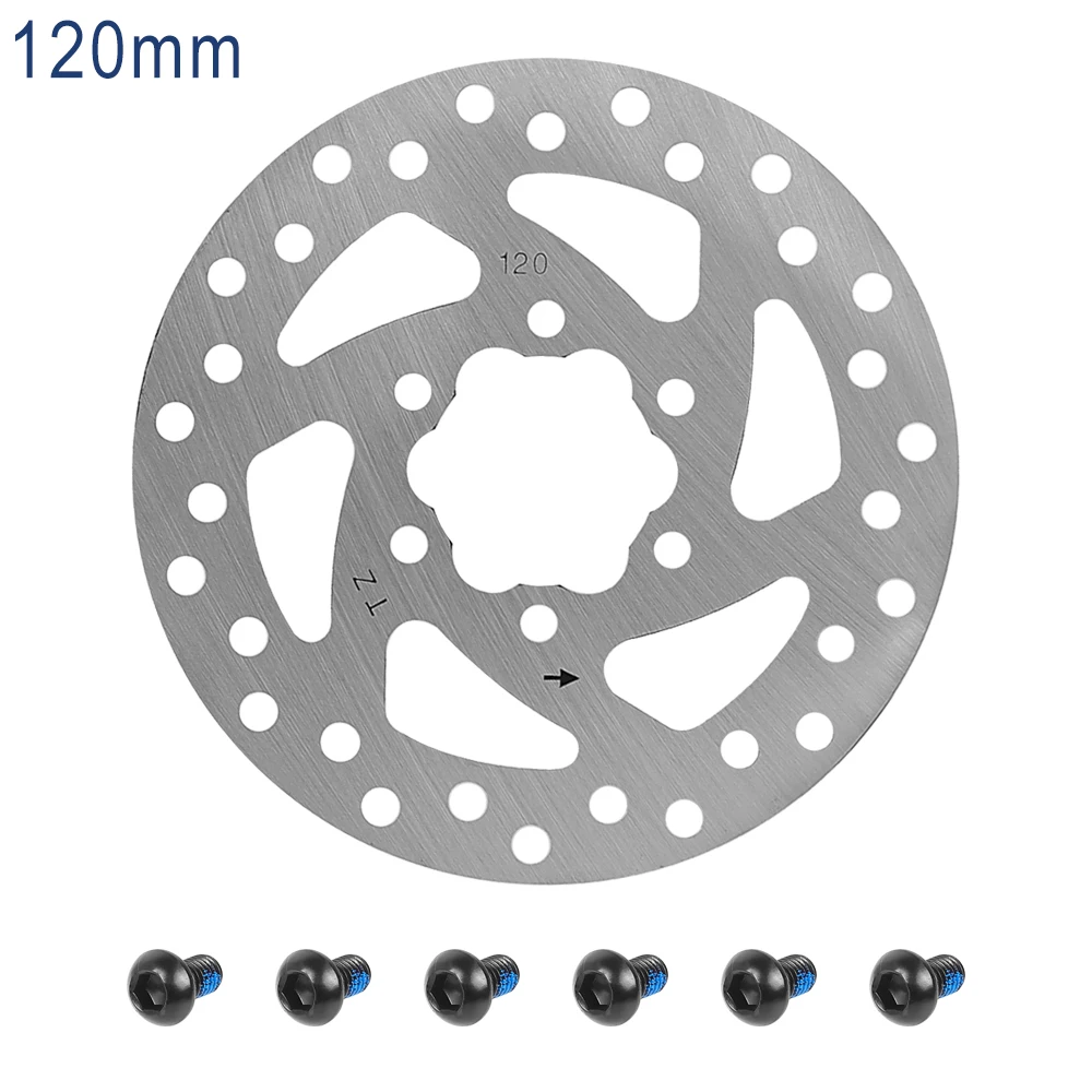 Für Ninebot F3 F3 Pro Elektroroller Scheibenbremse Hintere Bremssättel Inklusive Vollmetall-Bremsbeläge Edelstahl 120mm Bremsscheibe