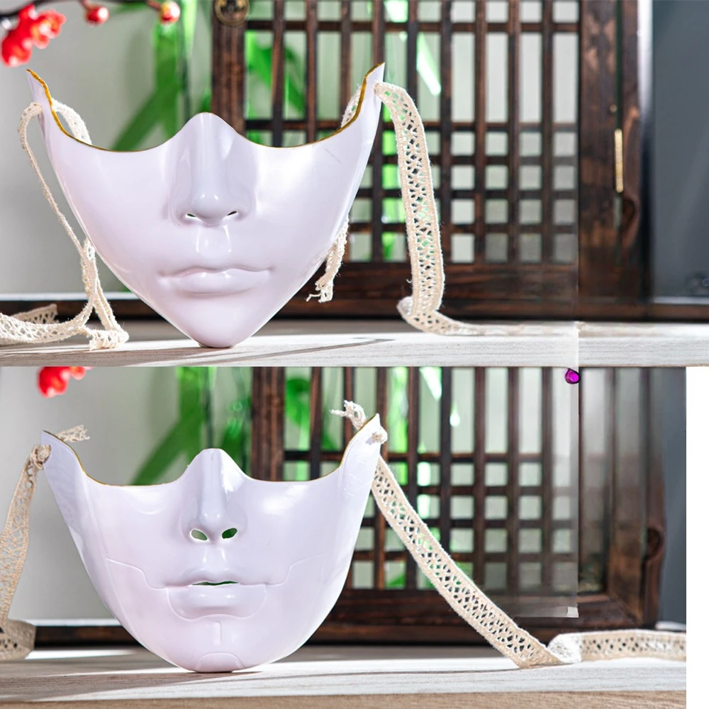 Antique COSPLAY Props Decoration Collector's Edition Lower Half Face Decoration Beauty Mask