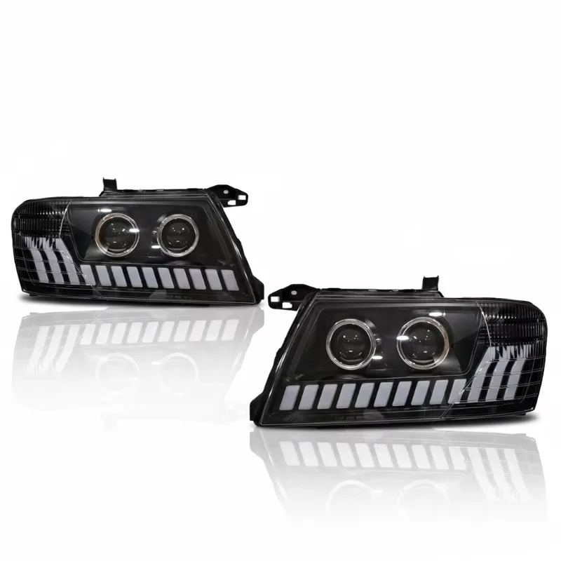 For Mitsubishi Pajero V73/75/77/ LED Headlights Dynamic Signal DRL Automotive Projector Lens 6000k New Condition Car Lights