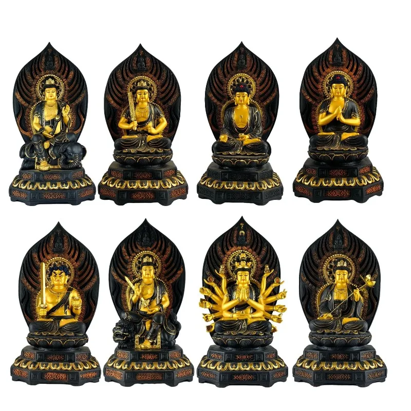 Eight patron saints opened housewarming Buddha statue decoration gifts