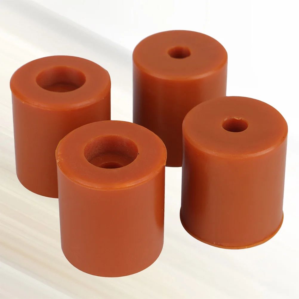 

4 pcs Silicone Leveling Column For 3D Printer Heat Bed Brown Durable Stable High Temp Resistance Leveling Component 3D Printing