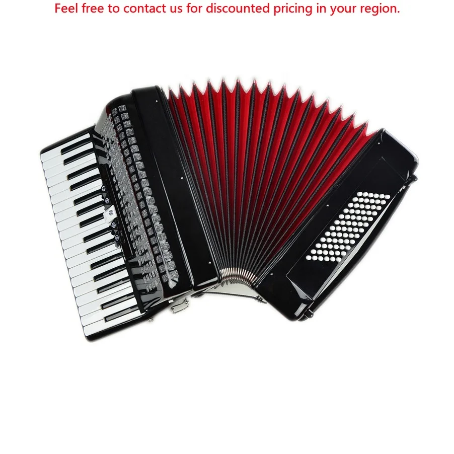 

SEASOUND Professional 34-Key 72-Bass Piano Keyboard Accordion JP3472B OEM Wood Instrument 5 Registers Chromatic Conformation