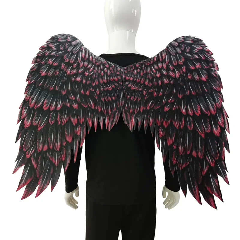 

Halloween 3D Angel Wings Carnival Theme Party Role Play Adult Black Big Wings Devil Costume Prop