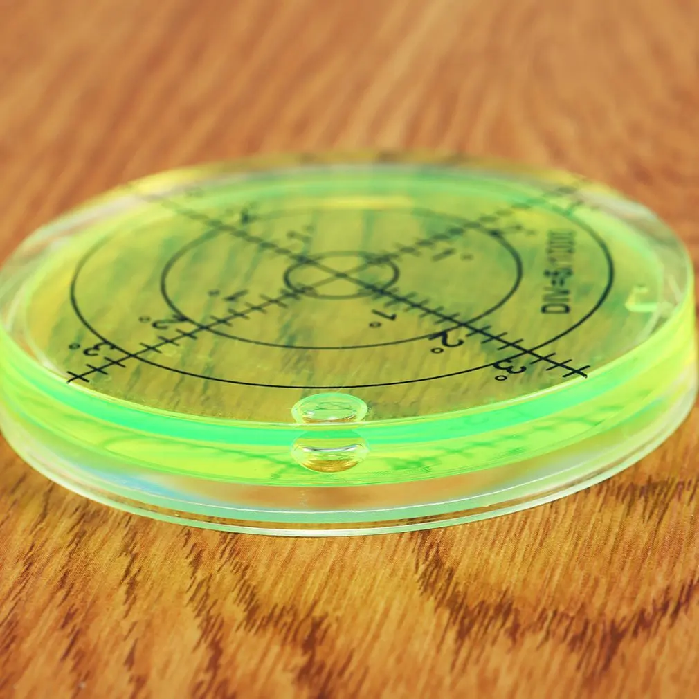 Precisie Spirit Bubble Level Graadmarkering Oppervlak Ronde Ronde Ronde Meetkit Universeel