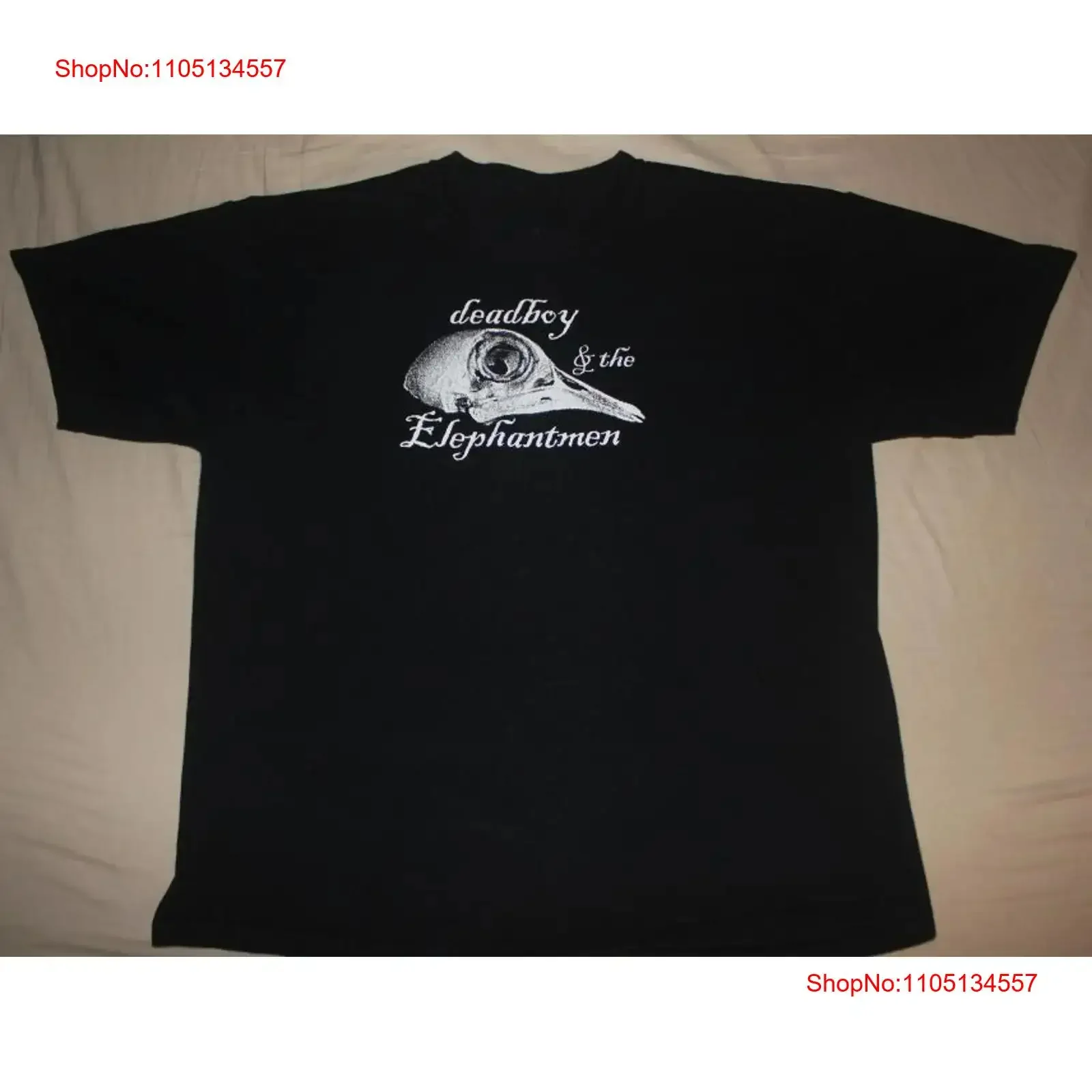 

Deadboy the Elephantmen Band Album Concert T Shirt Black All Size AQ114 vintage Washed Versatile homme fashion Unisex graphic