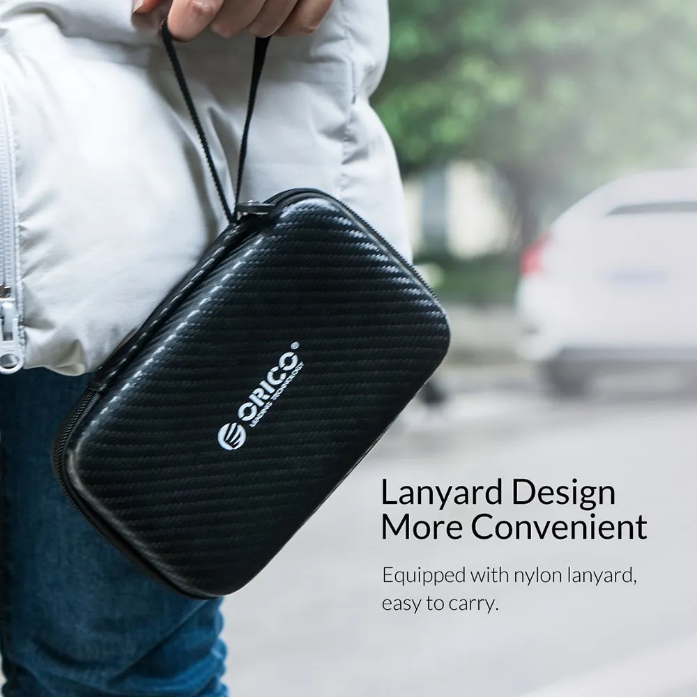 Custodia in stile borsa per custodia portatile per HDD borsa per auricolari custodia per accessori per custodia per disco rigido 2.5 cavo USB Power Bank