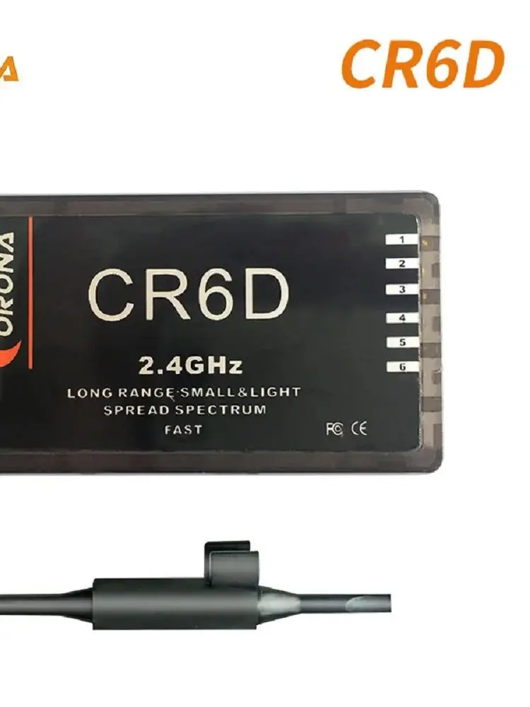 CR6D rc transmitter 2.4g DSSS remote control receiver compatible