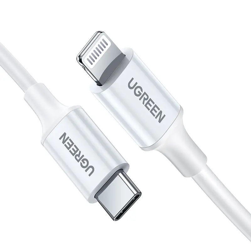 UGREEN-MFi 20W PD USB C to 라이트닝 케이블, 아이폰 14, 13, 12 프로 맥스용, 아이패드 미니 휴대폰용 고속 충전 c형 케이블