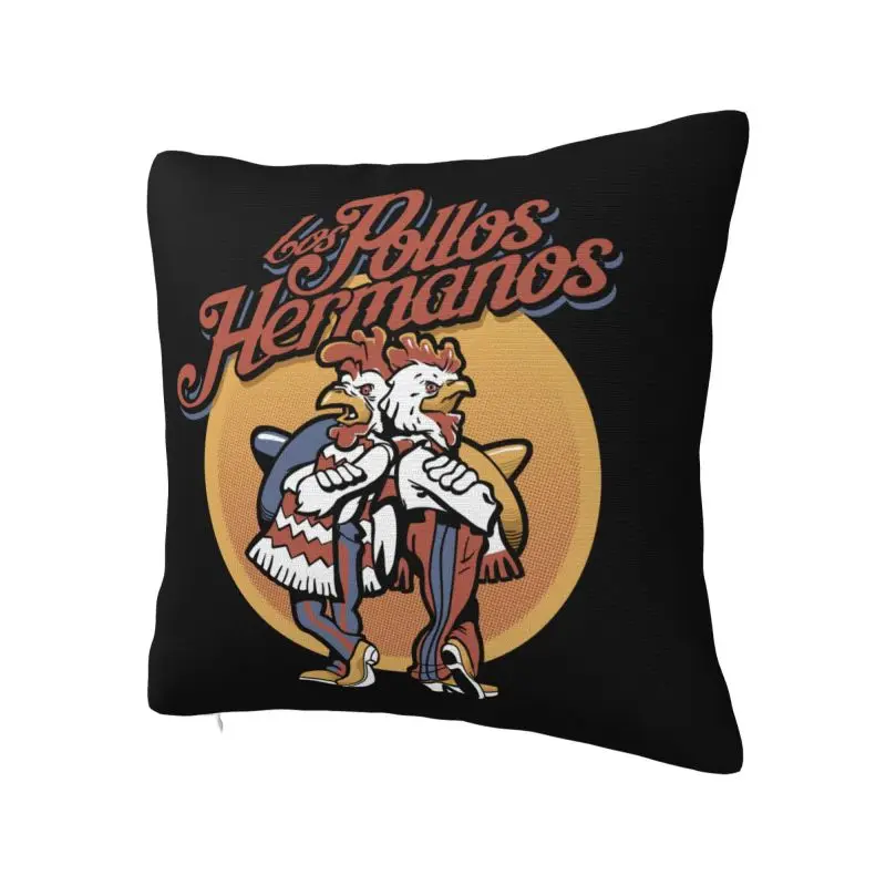 Custom Funny Breaking Bad Throw Pillow Los Pollos Hermanos Nordic Cushion Cover Car Pillowcase